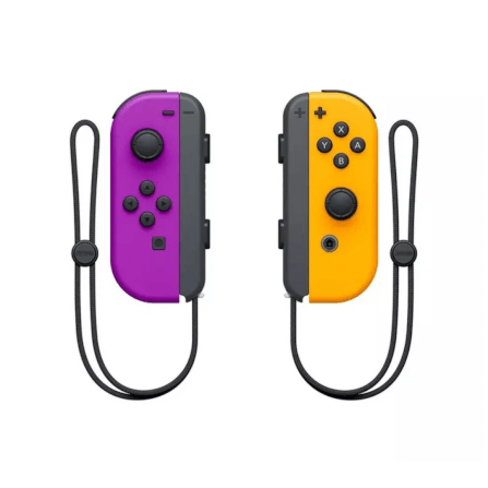  จอยเกมไร้สาย Nintendo Switch Joy Controller สีม่วง/ส้ม